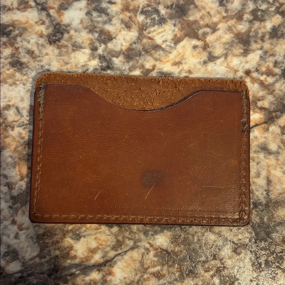 Bradley Mountain Brown Leather Card Holder